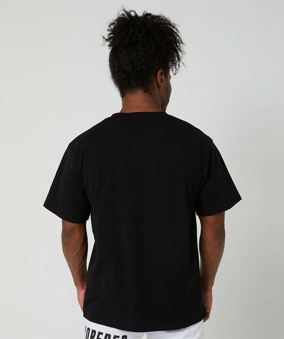 Oversized Pump Unisex Tee Black/Candy Pink by OneMoreRep - Image 5