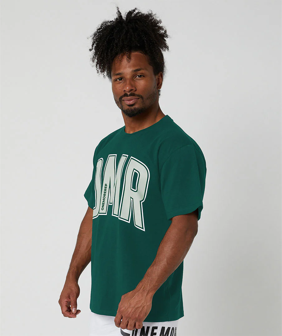Oversized Pump Unisex Tee Forest by OneMoreRep - Image 2