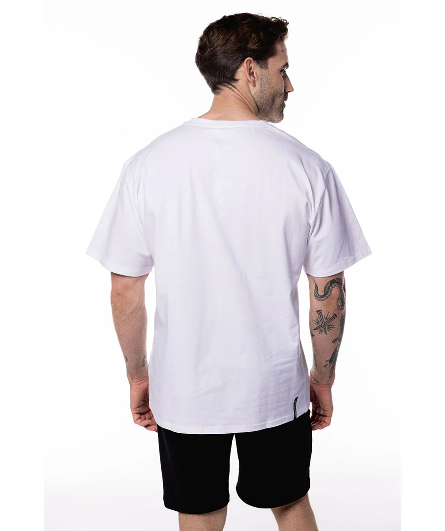 Oversized Pump Unisex Tee White/Green by OneMoreRep - Image 3