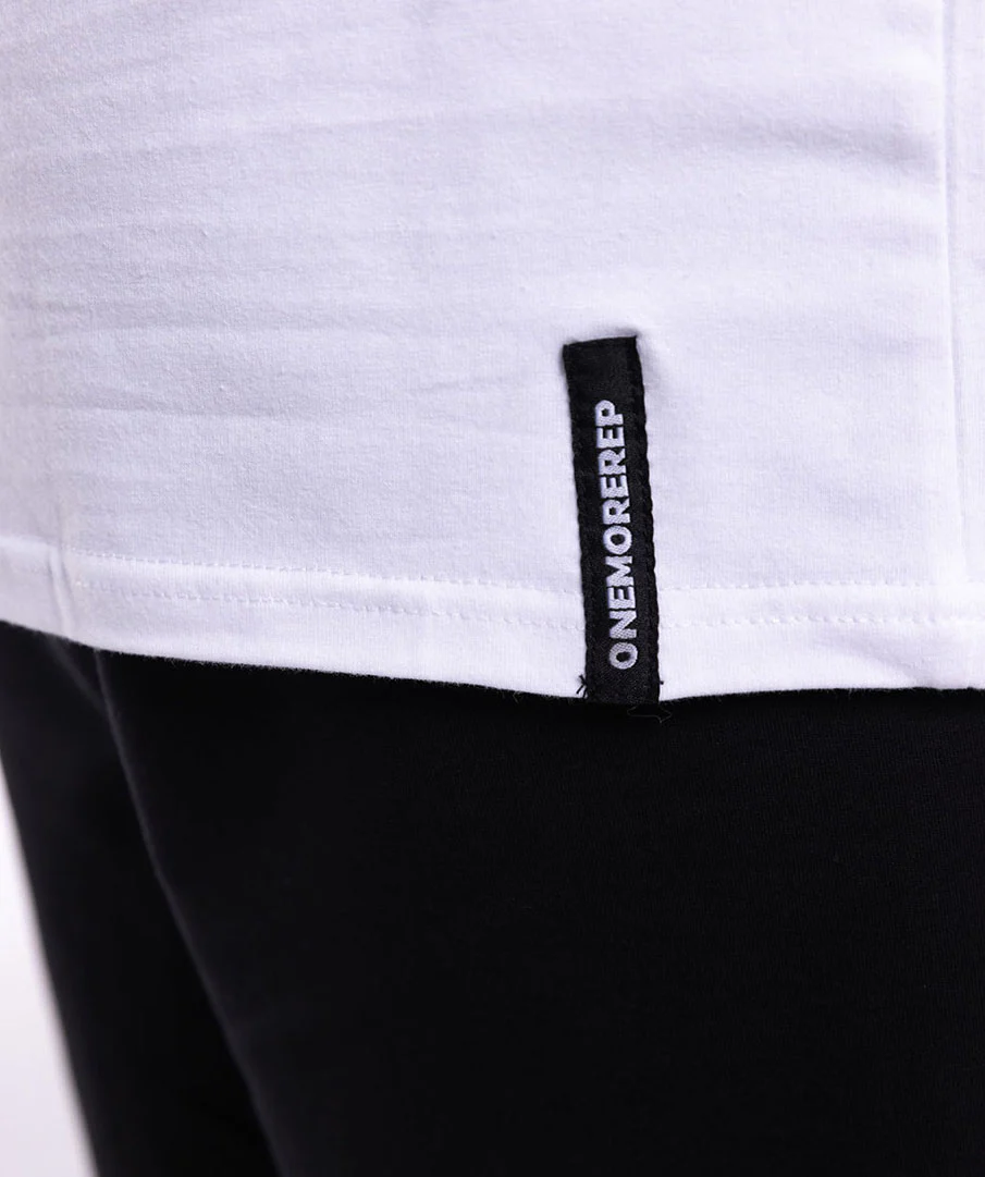 Oversized Pump Unisex Tee White/Green by OneMoreRep - Image 9