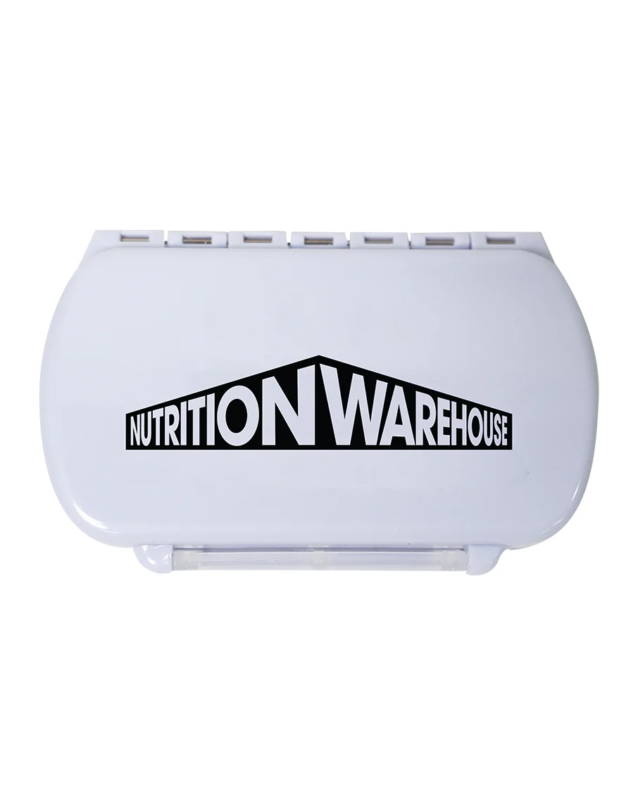 Pill Box (White) by Nutrition Warehouse