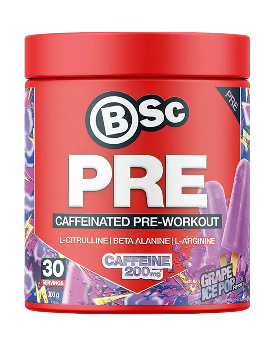 PRE Caffeinated Pre-Workout By BSc Supplements