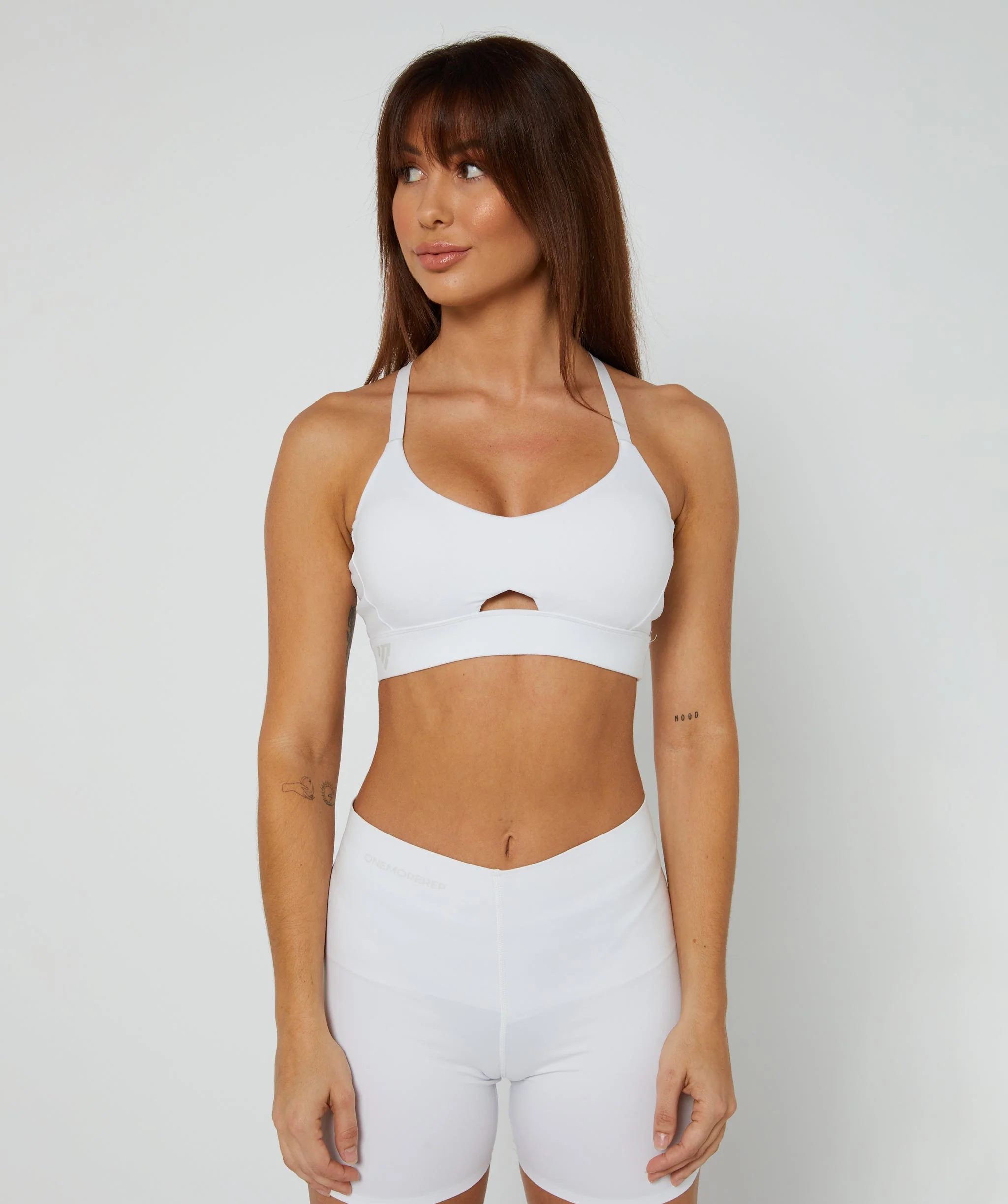 Sleek Keyhole Bra (White) by OneMoreRep - Image 2