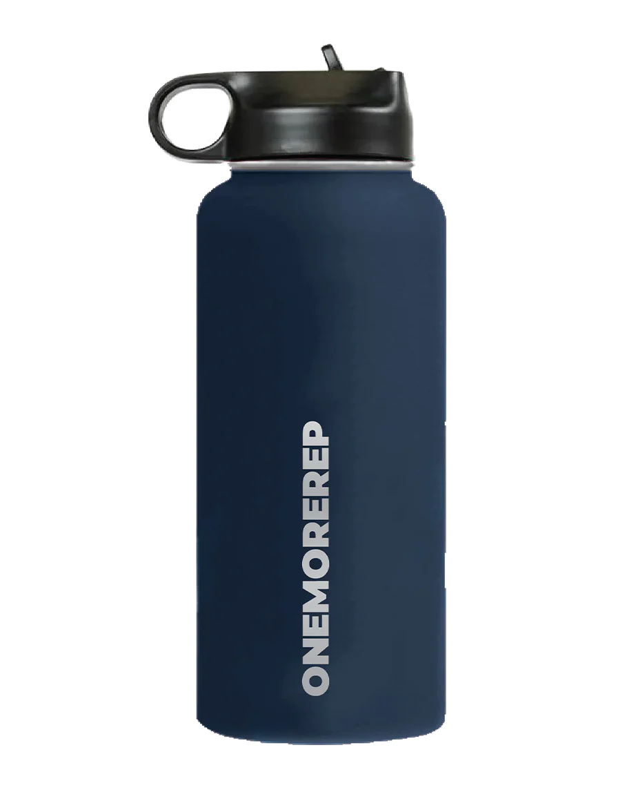 Stainless Steel Drink Bottle by OneMoreRep (Free Gift)
