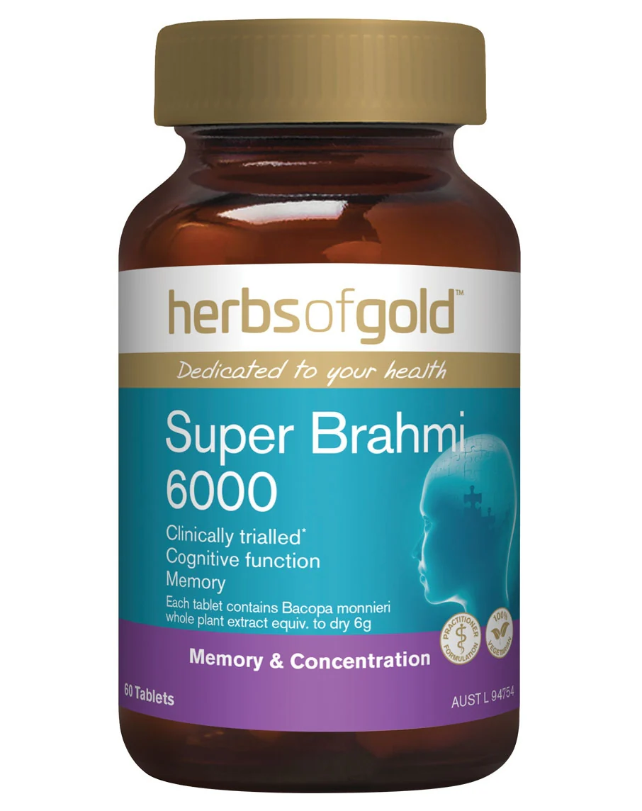 Super Brahmi 6000 by Herbs of Gold