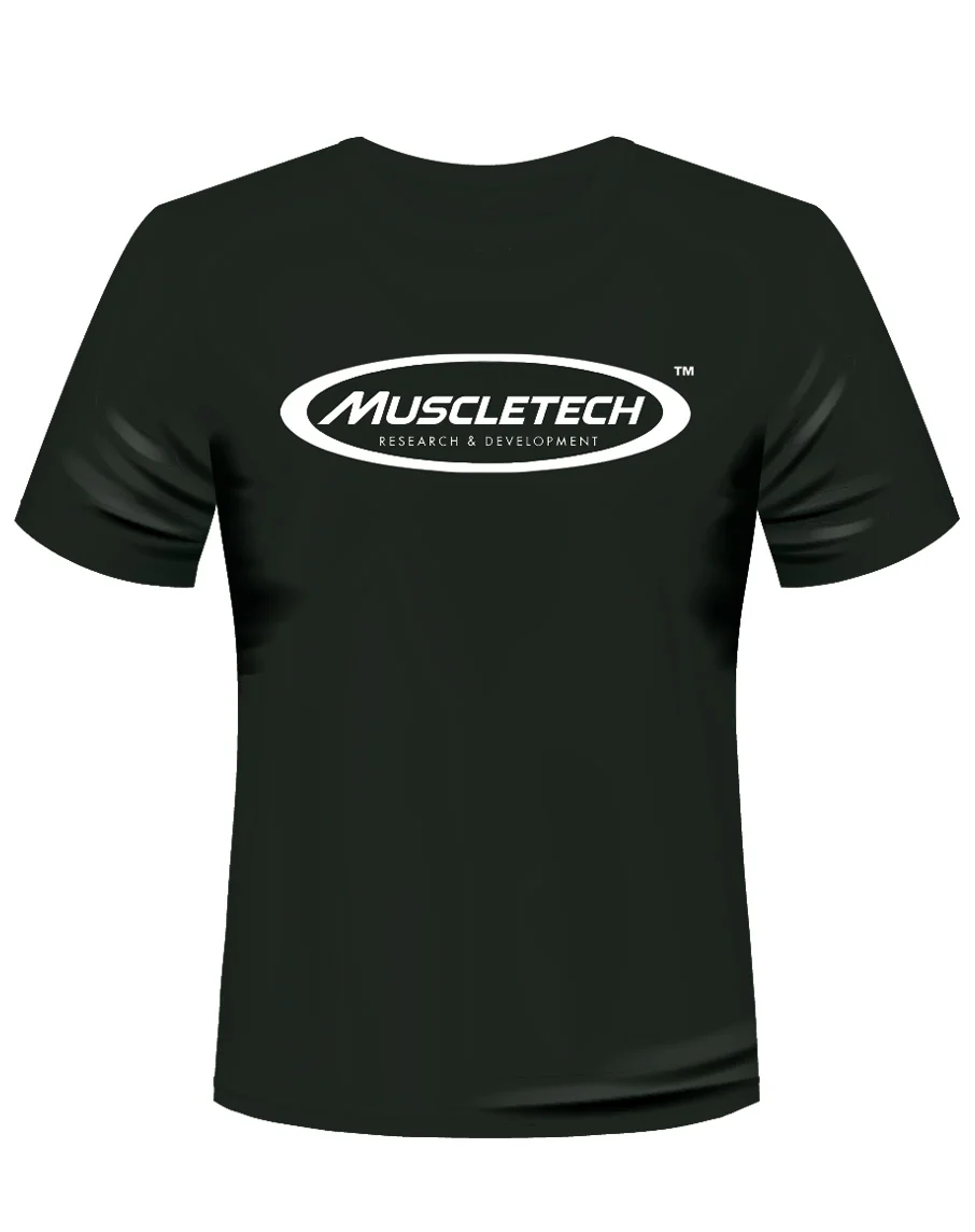 T-Shirt (Black) by Muscletech - Image 2
