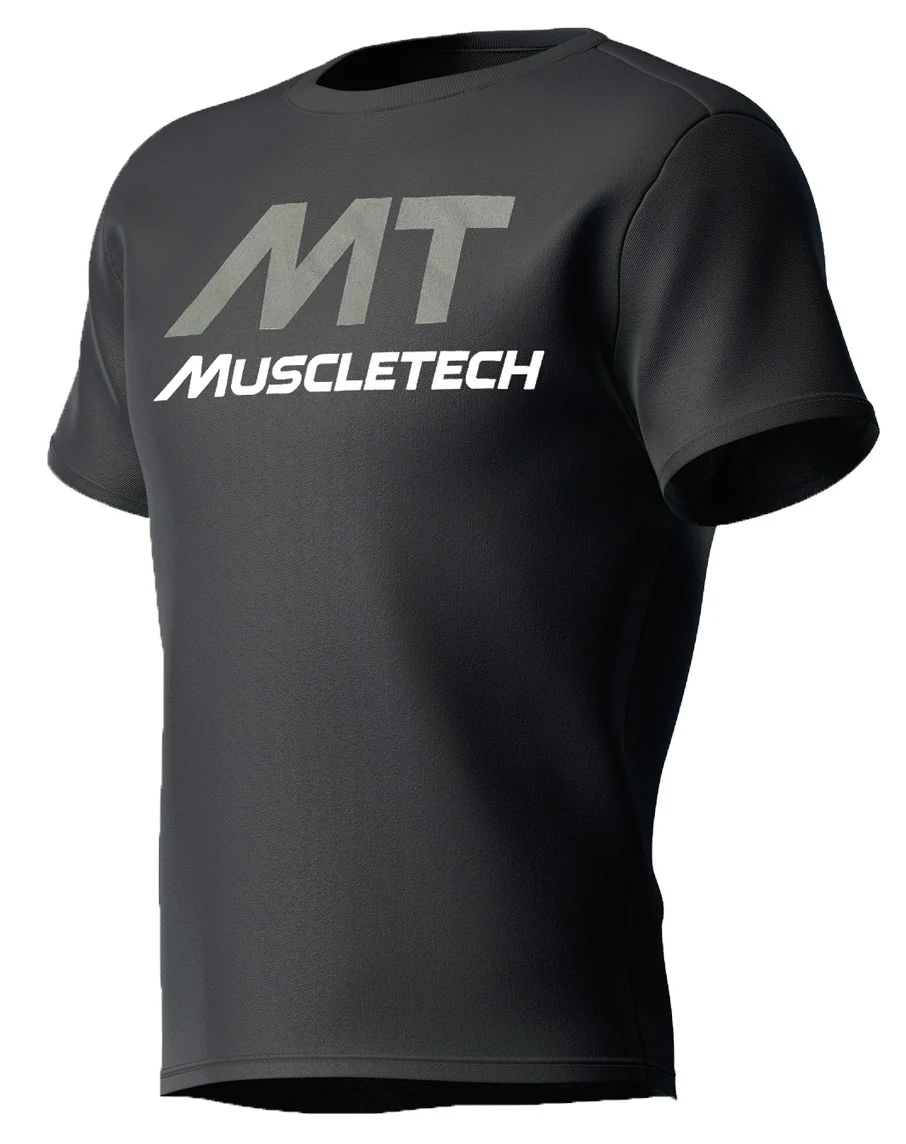 T-Shirt (Black) by Muscletech - Image 3