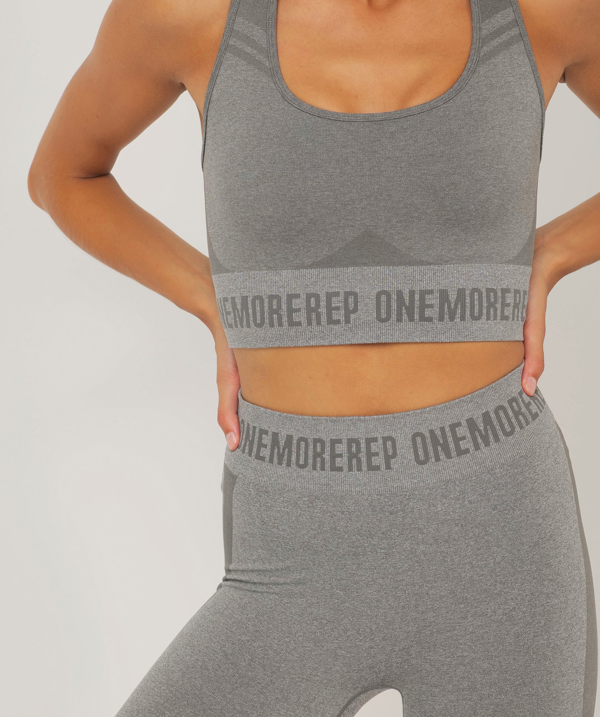 True Seamless Booty Shorts (Grey) by OneMoreRep - Image 3