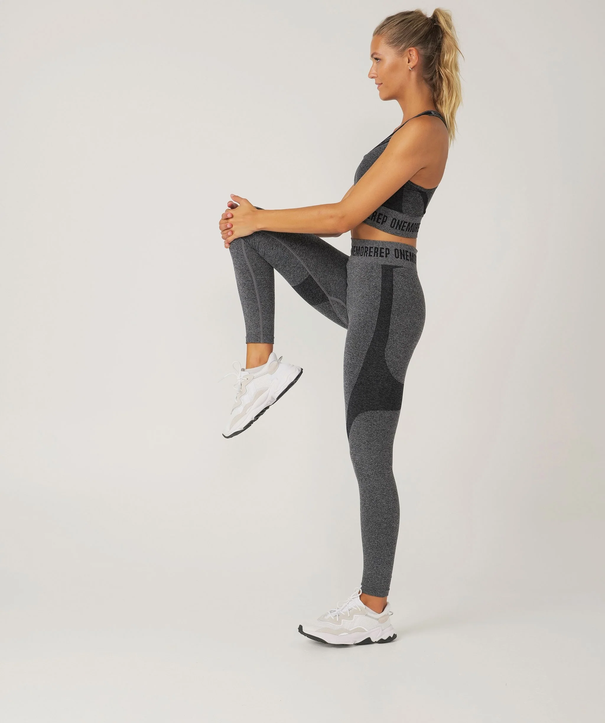 True Seamless Full Length Leggings (Black) by OneMoreRep - Image 4