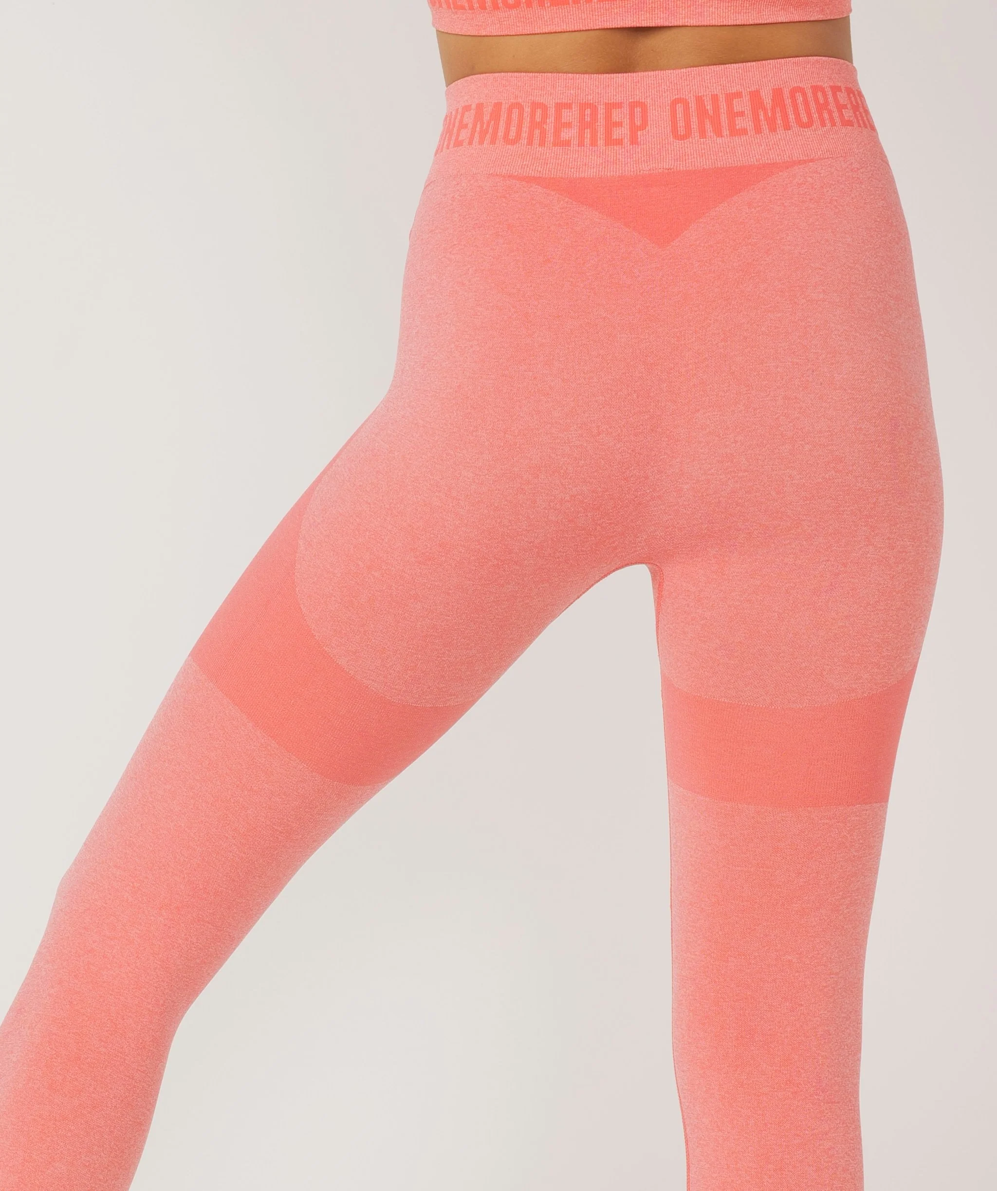 True Seamless Full Length Leggings (Coral Pink) by OneMoreRep - Image 2