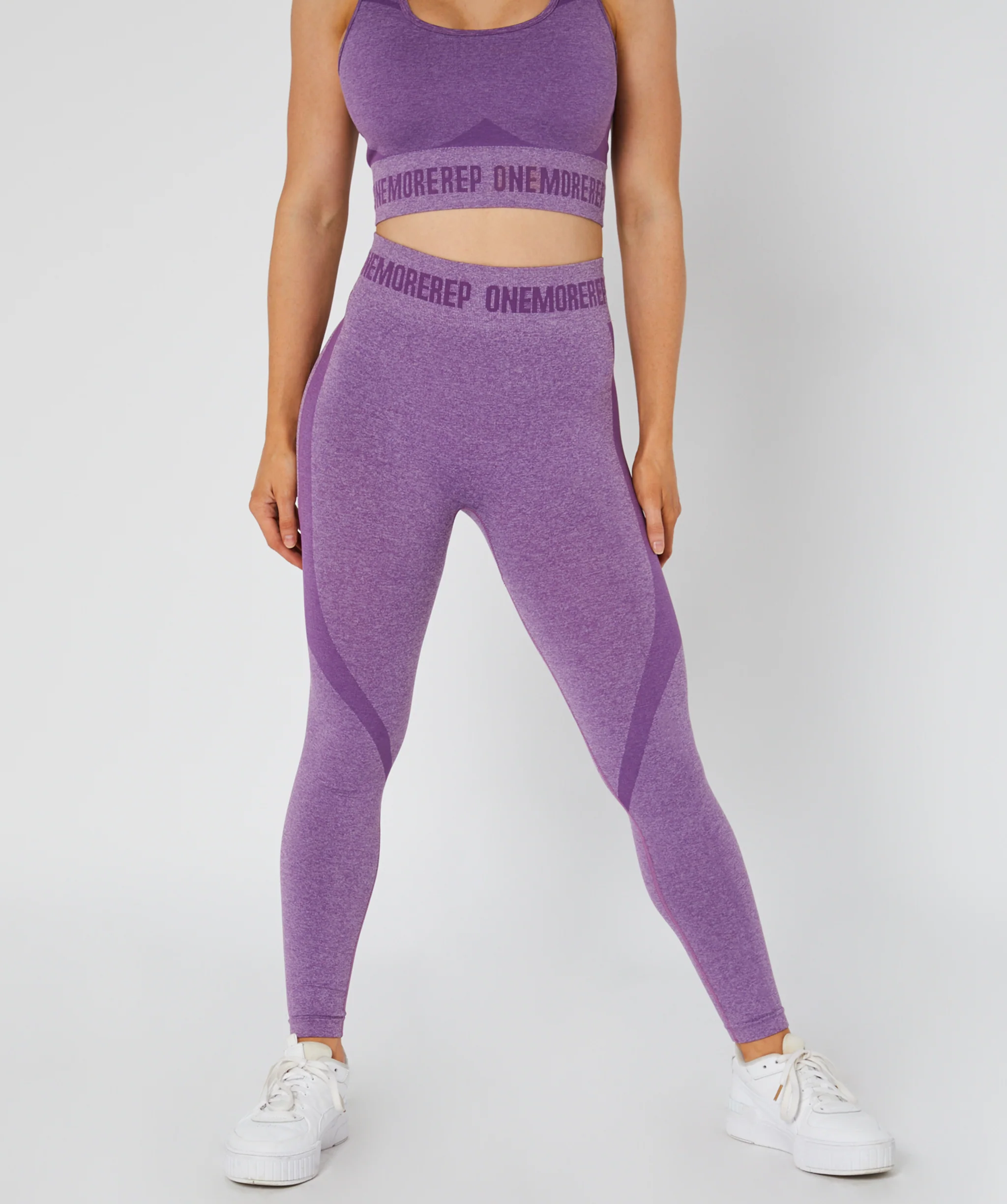 True Seamless Full Length Leggings (Purple) by OneMoreRep - Image 2