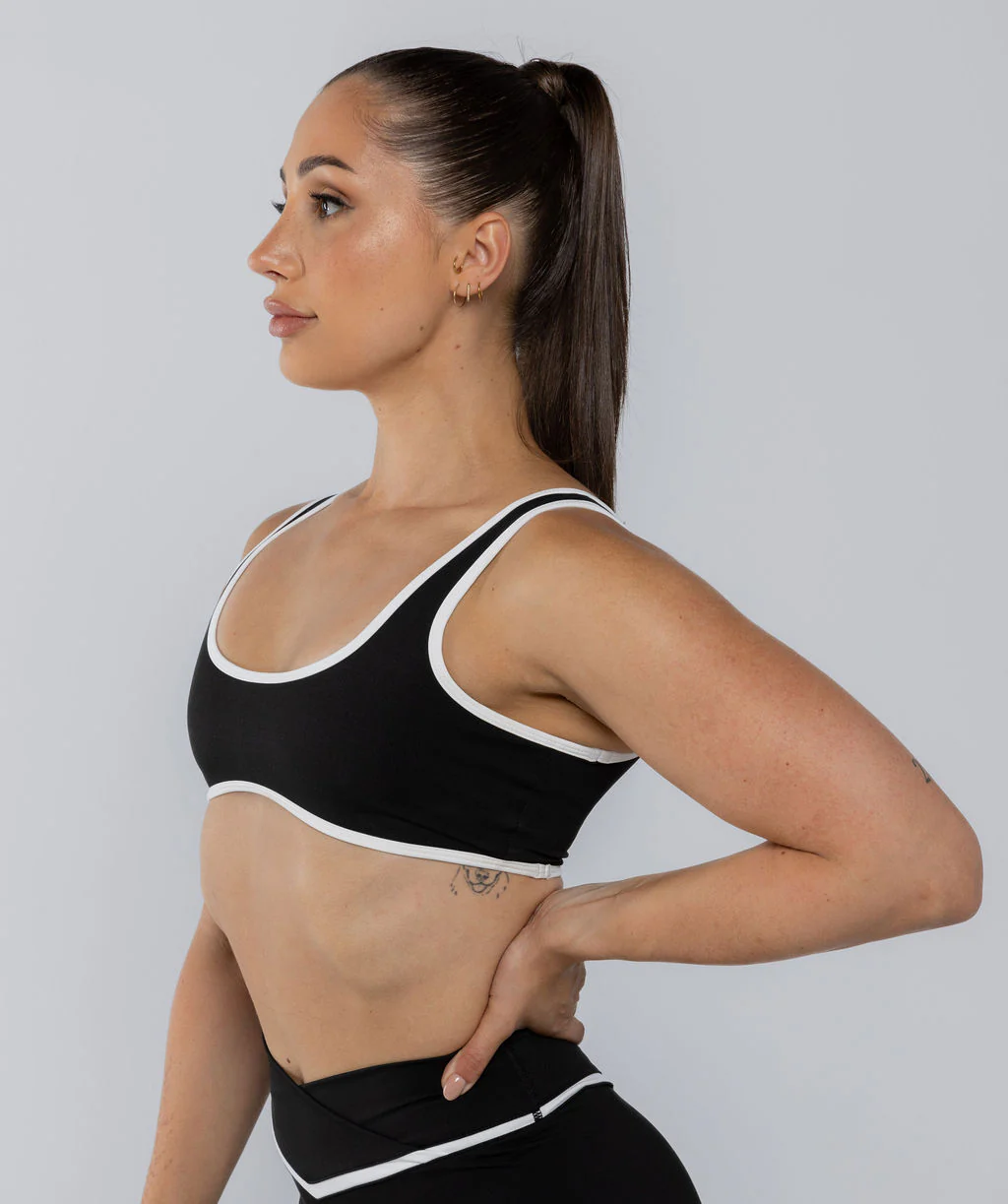 Two Tone Bralette Black by OneMoreRep - Image 7