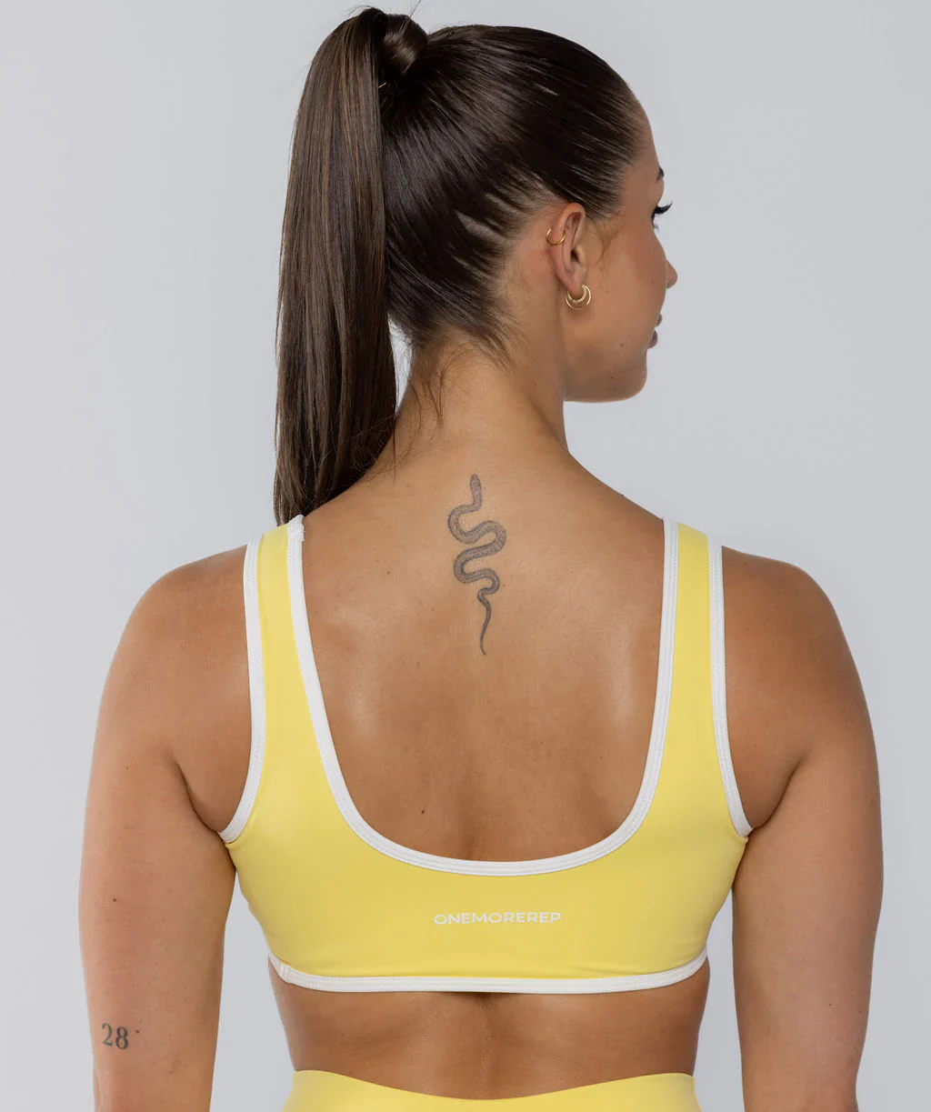 Two Tone Bralette (Lemon Sorbet) by OneMoreRep
