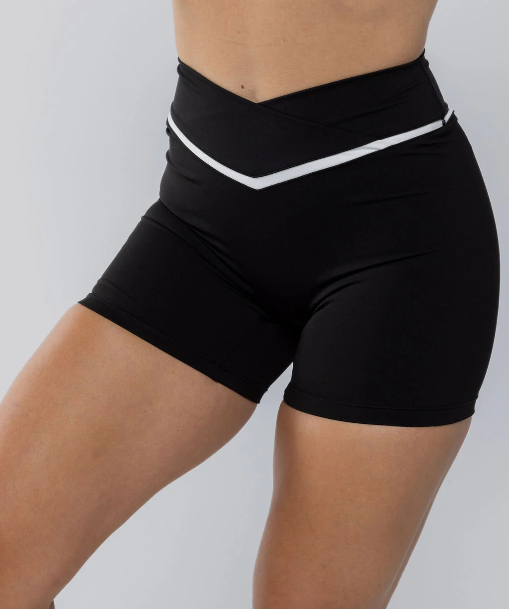 Two Tone Cross Shorts Black by OneMoreRep - Image 11