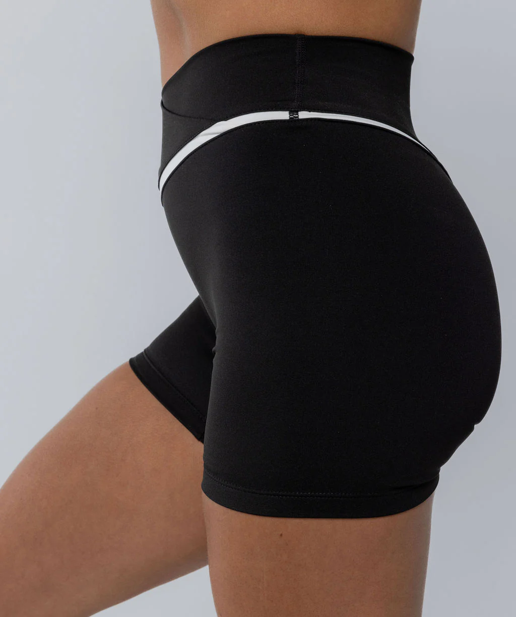 Two Tone Cross Shorts Black by OneMoreRep - Image 4