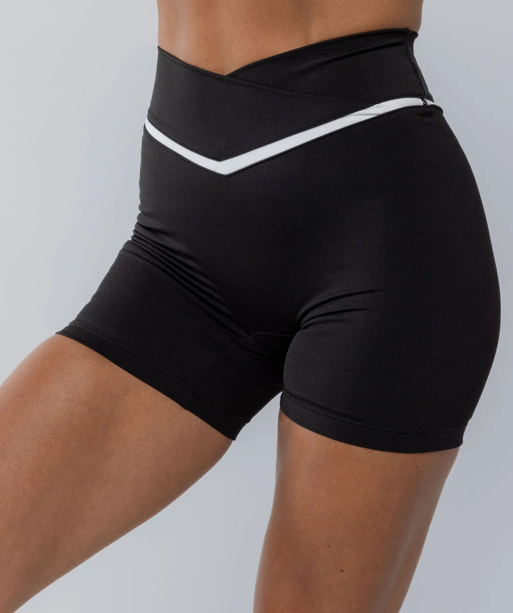 Two Tone Cross Shorts Black by OneMoreRep - Image 5
