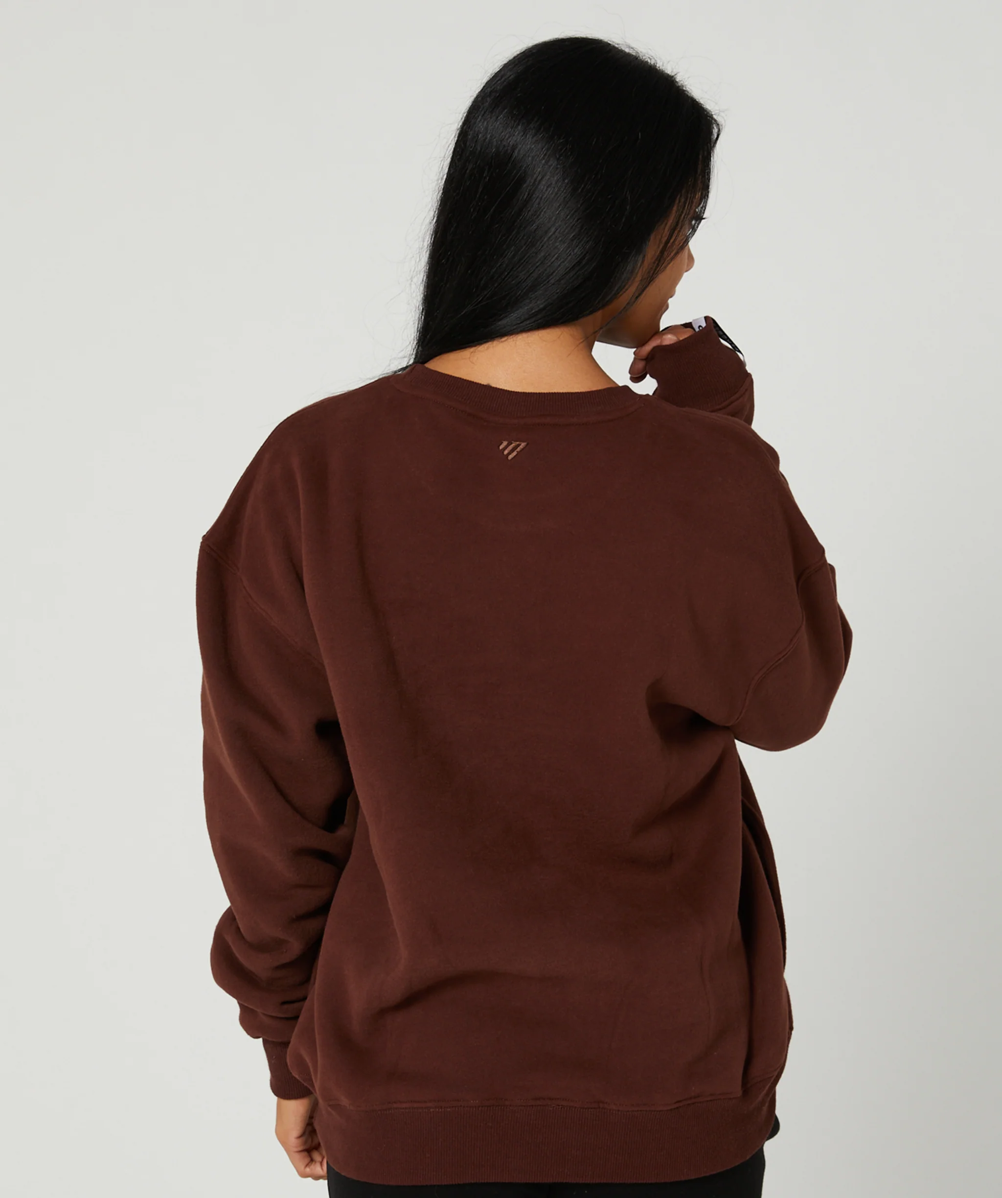 Varsity Crewneck Jumper (Mocha) by OneMoreRep - Image 5