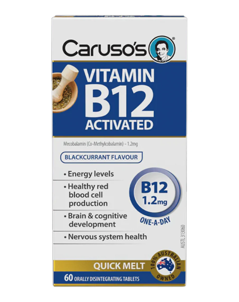 Vitamin B12 Activated by Caruso's Natural Health