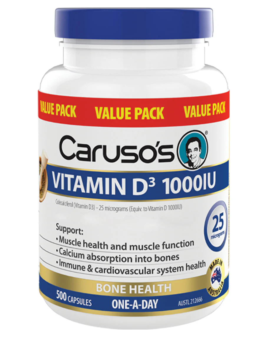 Vitamin D3 1000IU by Caruso's Natural Health - Image 2