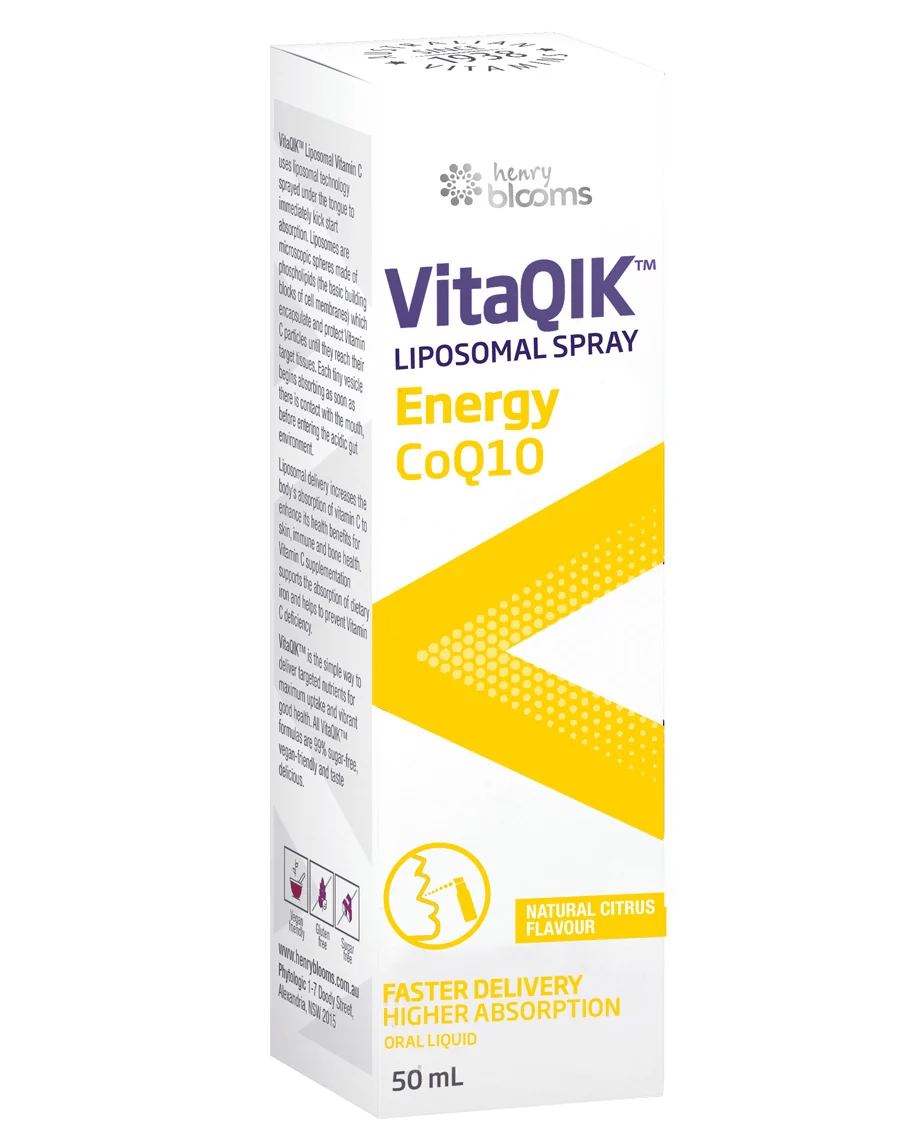 VitaQIK Liposomal Spray (Energy CoQ10) by Henry Blooms - Image 2