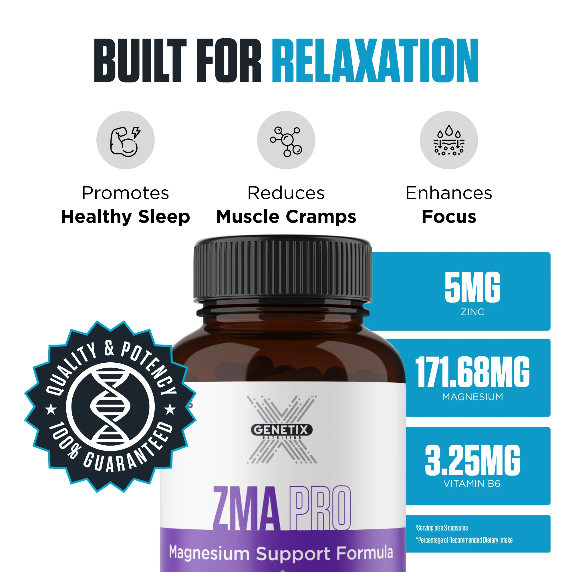 ZMA Pro by Genetix Nutrition - Image 3